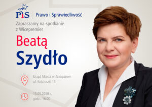 Plakat-A3_Beata-Szydlo_Zakopane (1)